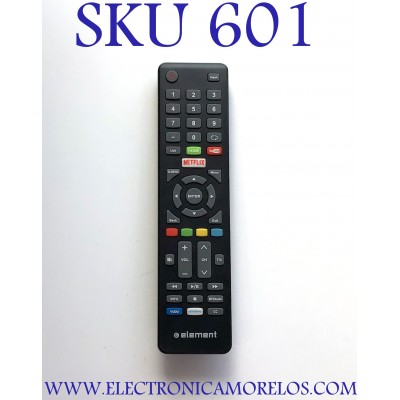 CONTROL REMOTO PARA SMART TV ELEMENT / NUMERO DE PARTE 34022172 / YDX20180912